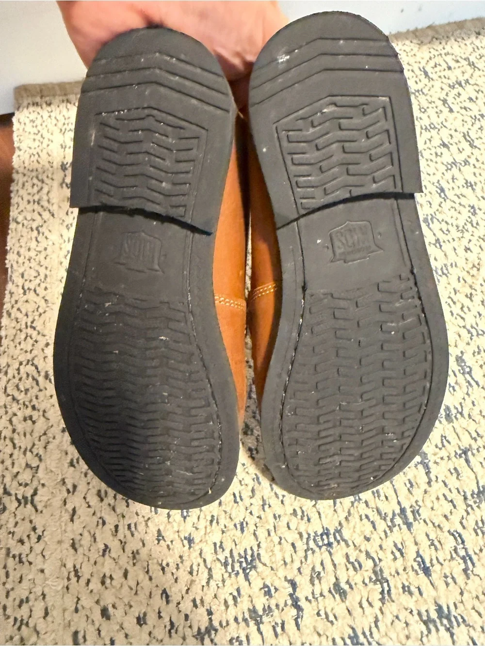 Florsheim Tan/Brown Boys Leather Upper Penny Loafers